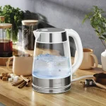 Speed-Boil Water Electric Kettle, 1.7L 1500W, Coffee & Tea Kettle Borosilicate Glass, Water Boiler