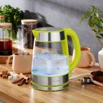 Speed-Boil Water Electric Kettle, 1.7L 1500W, Coffee & Tea Kettle Borosilicate Glass, Water Boiler