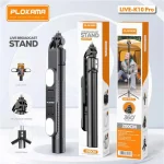 Tripod Stand Bluetooth Selfie Stick PLOKAMA Live K-10 Pro