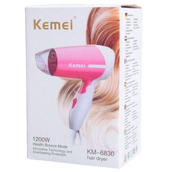 Kemei KM 6830 Hair Dryer for Women 1200W